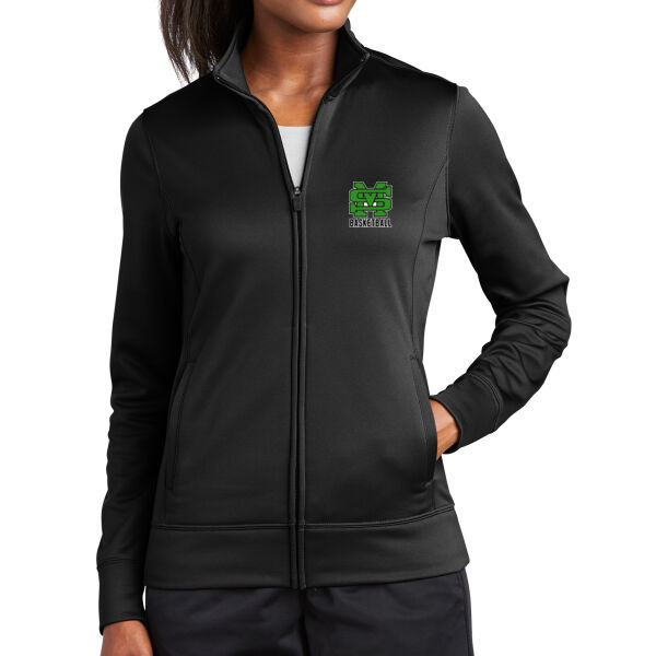 Stockton Mavericks Women's Sport Wick Fleece Full Zip Jacket Thumbnail
