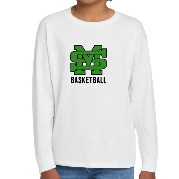 Stockton Mavericks Youth Heavy Cotton 100% Cotton Long Sleeve T Shirt Thumbnail