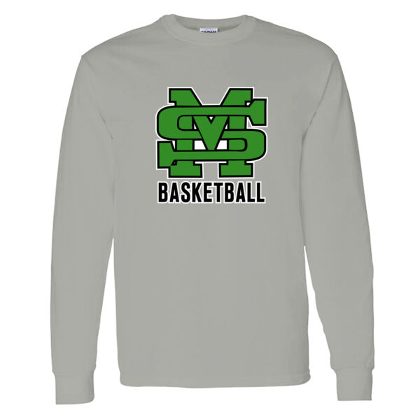 Stockton Mavericks Heavy Cotton 100% Cotton Long Sleeve T Shirt Thumbnail