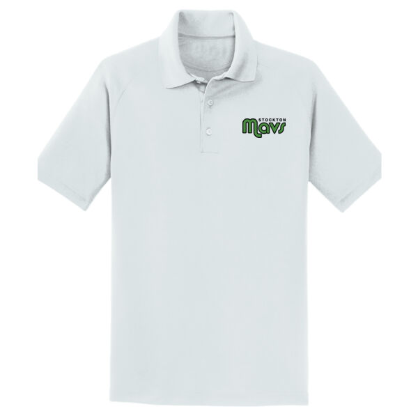 Stockton Mavericks White Dry Zone Raglan Polo Thumbnail